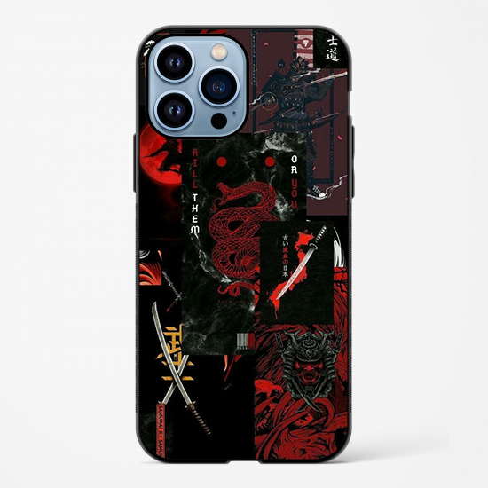 Red Dragon Aesthetic – Printed Glossy Phone Case | For All Models