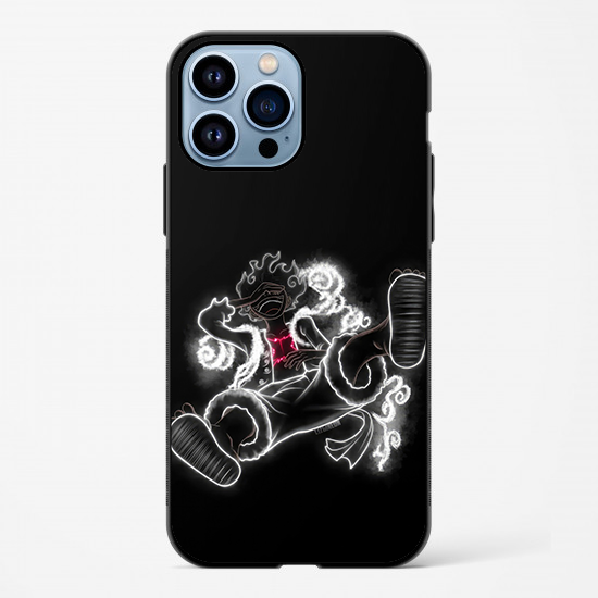 Luffy One Piece Black Background – Printed Glossy Phone Case | For All Models