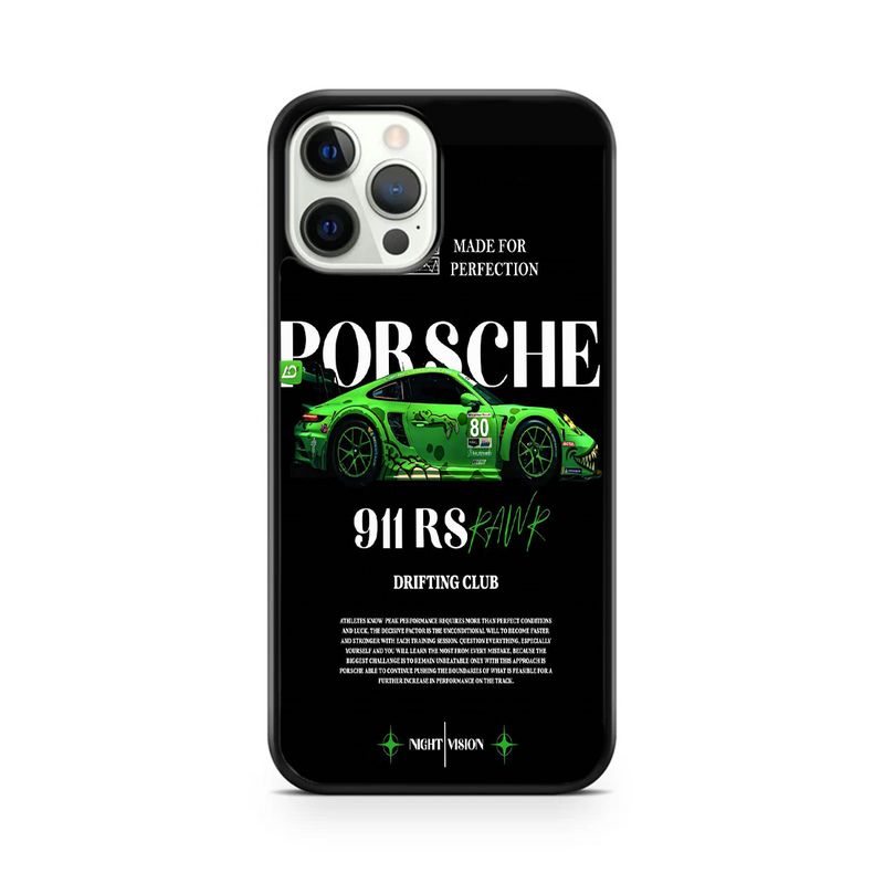 Porsche 911 Green – Printed Glossy Phone Case | For All Models